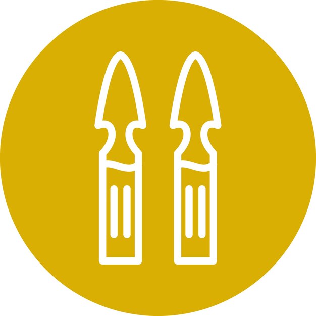 Diseño vectorial Estilo del icono de la ampola