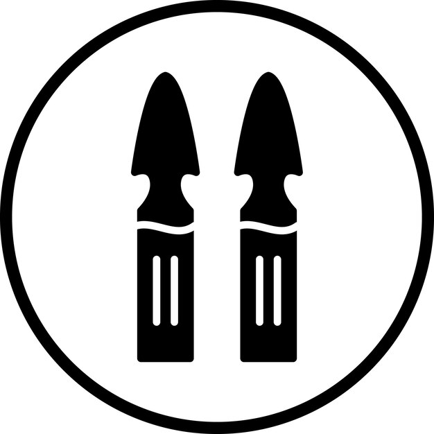 Diseño vectorial Estilo del icono de la ampola