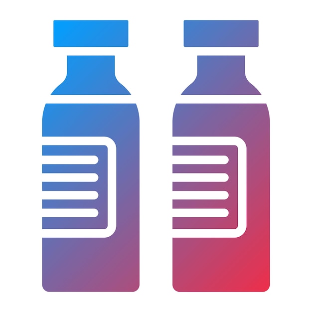Diseño vectorial Estilo del icono de la ampola