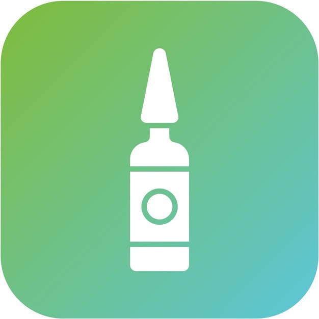 Diseño vectorial Estilo del icono de la ampola