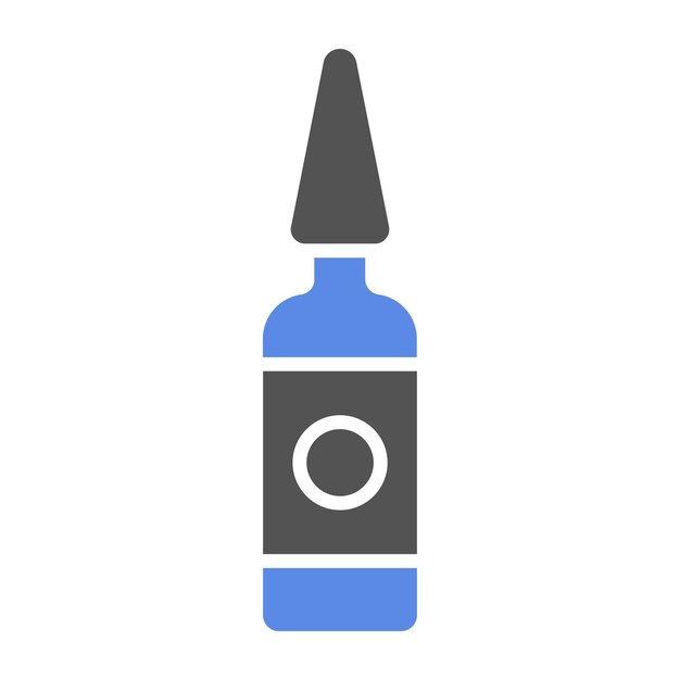 Diseño vectorial Estilo del icono de la ampola