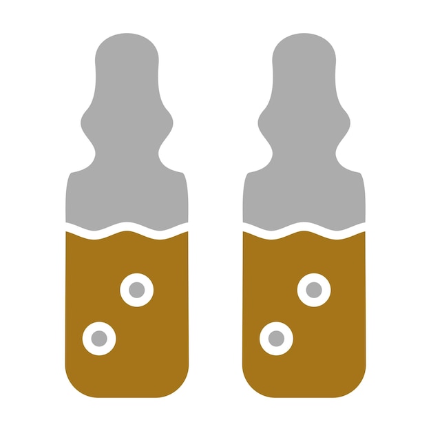 Diseño vectorial Estilo del icono de la ampola