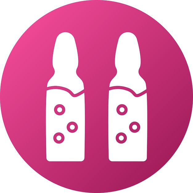 Diseño vectorial Estilo del icono de la ampola