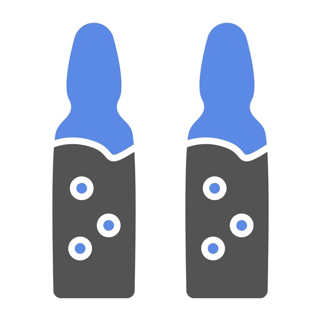 Diseño vectorial Estilo del icono de la ampola