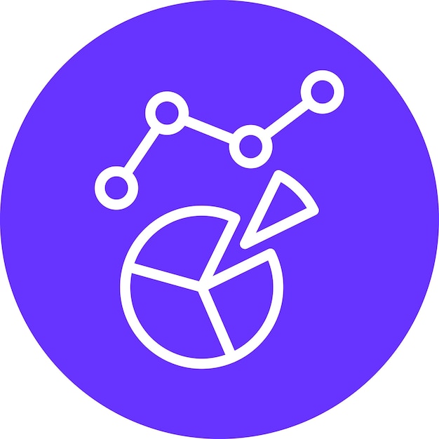 Diseño vectorial Estilo del icono de análisis web
