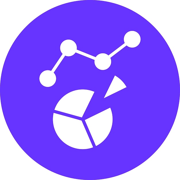 Diseño vectorial Estilo del icono de análisis web