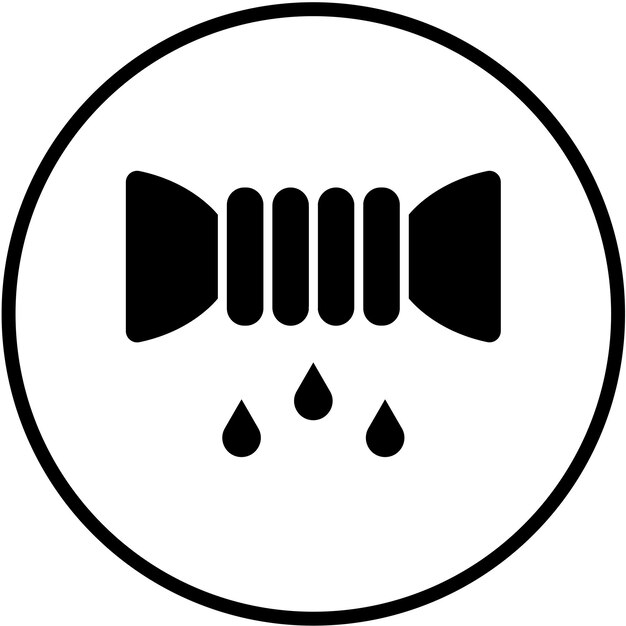 Diseño vectorial Estilo del icono del anillo