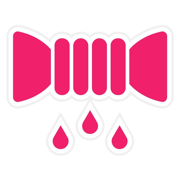 Diseño vectorial Estilo del icono del anillo