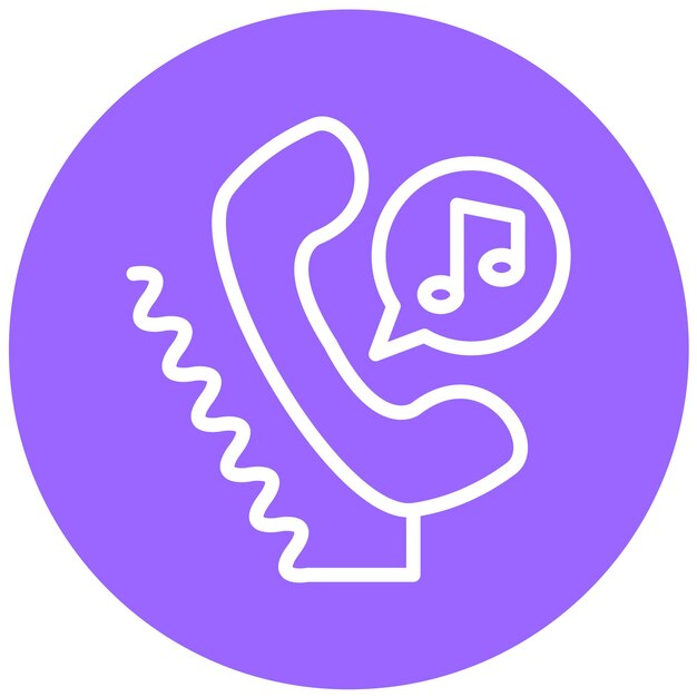 Diseño vectorial Estilo del icono del anillo