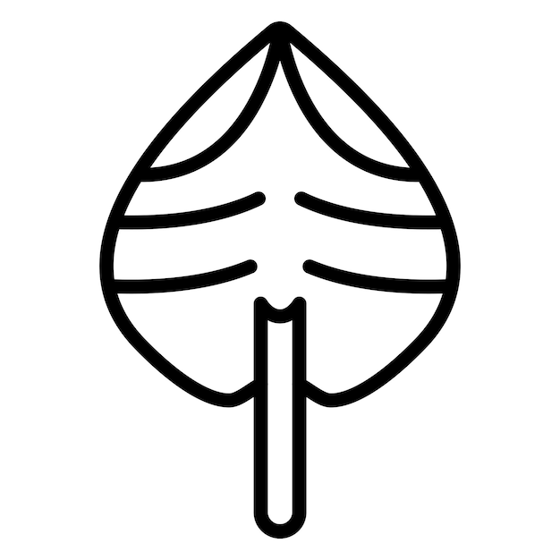 Diseño vectorial Estilo de icono de Anthurium