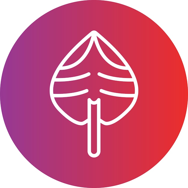 Diseño vectorial Estilo de icono de Anthurium