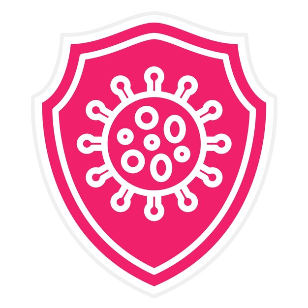 Diseño vectorial Estilo de icono antibacteriano