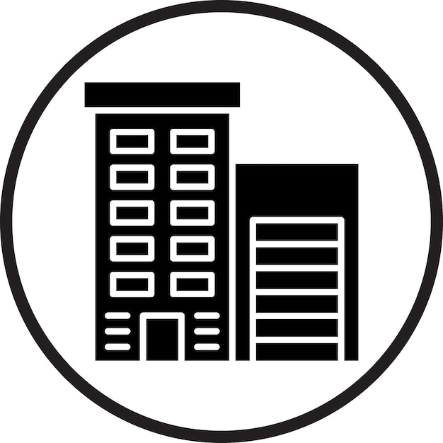 Diseño vectorial de estilo de icono de apartamento