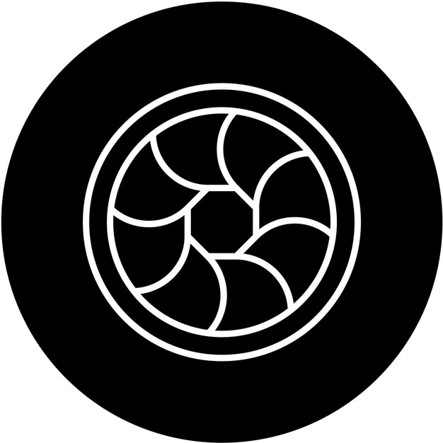 Diseño vectorial Estilo del icono de apertura