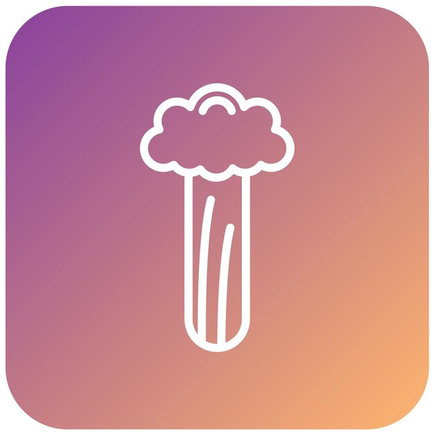 Diseño vectorial Estilo del icono del apio