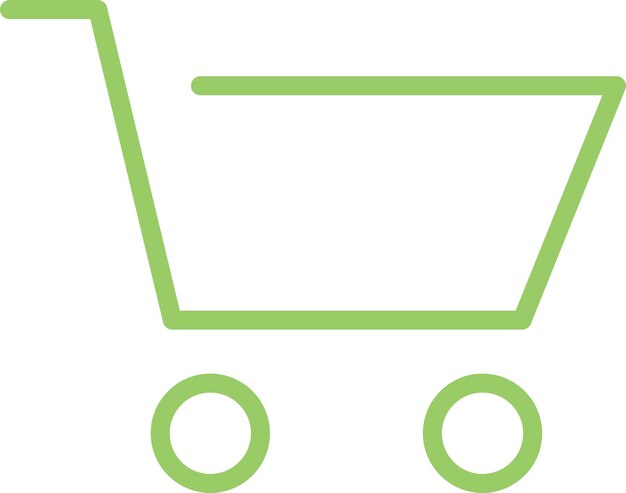 Diseño vectorial Estilo del icono de la aplicación de compras