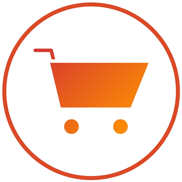 Diseño vectorial Estilo del icono de la aplicación de compras