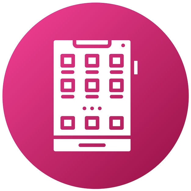 Diseño vectorial Estilo de icono de la aplicación móvil