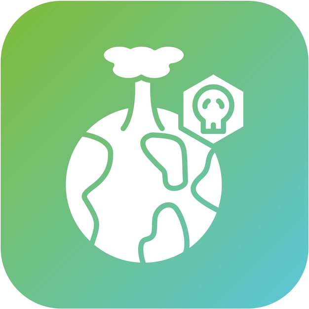 Diseño vectorial Estilo del icono del Apocalipsis
