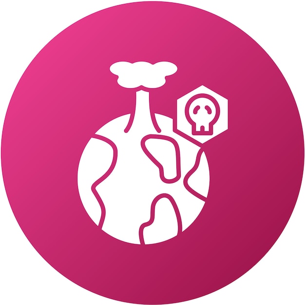 Diseño vectorial Estilo del icono del Apocalipsis