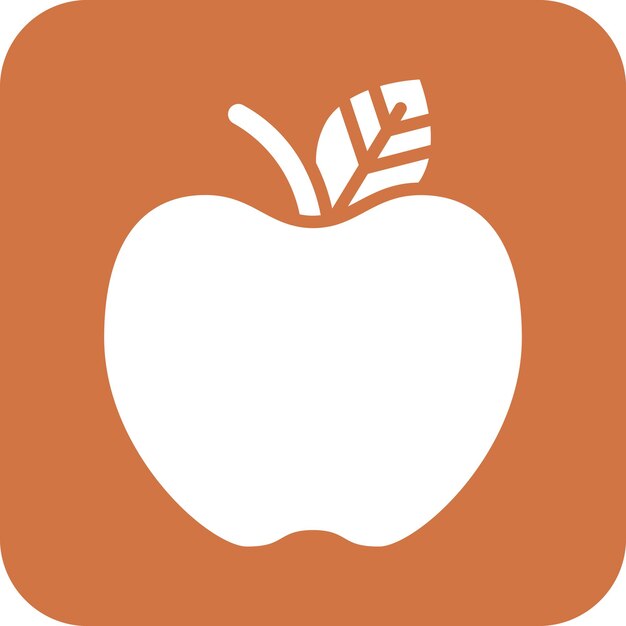 Diseño vectorial del estilo del icono de Apple