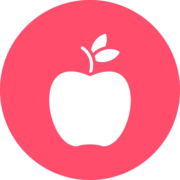 Diseño vectorial del estilo del icono de Apple