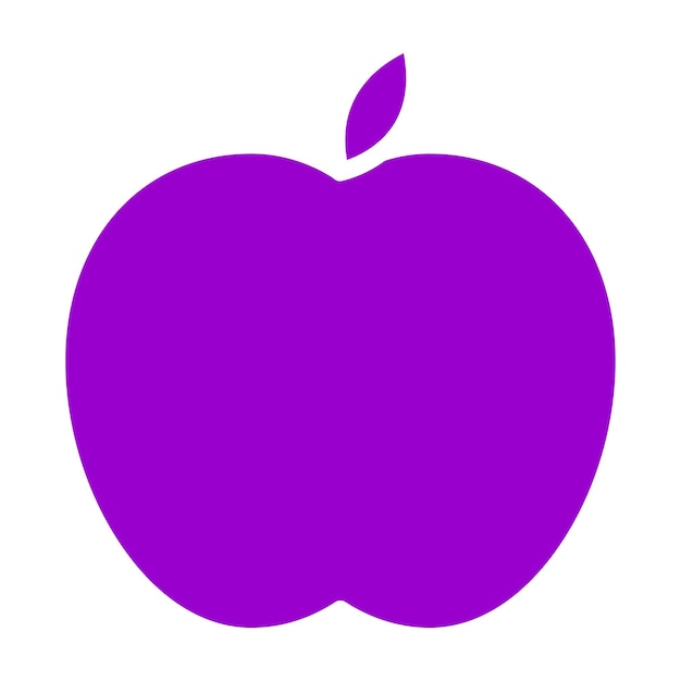 Diseño vectorial del estilo del icono de Apple
