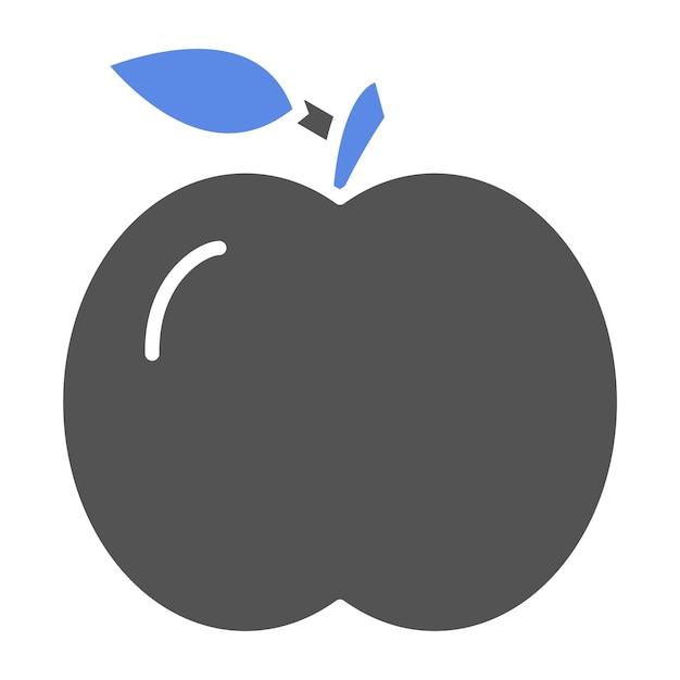 Diseño vectorial del estilo del icono de Apple