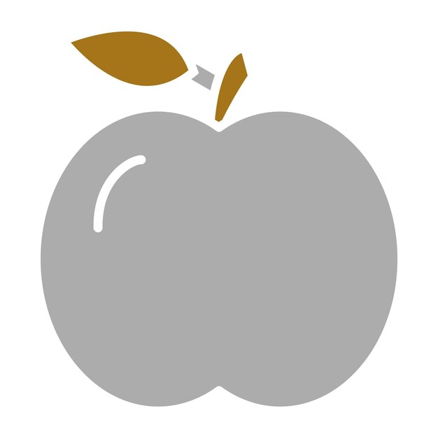 Diseño vectorial del estilo del icono de Apple