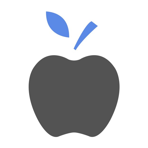 Vector diseño vectorial del estilo del icono de apple