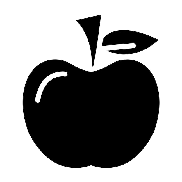 Diseño vectorial del estilo del icono de Apple