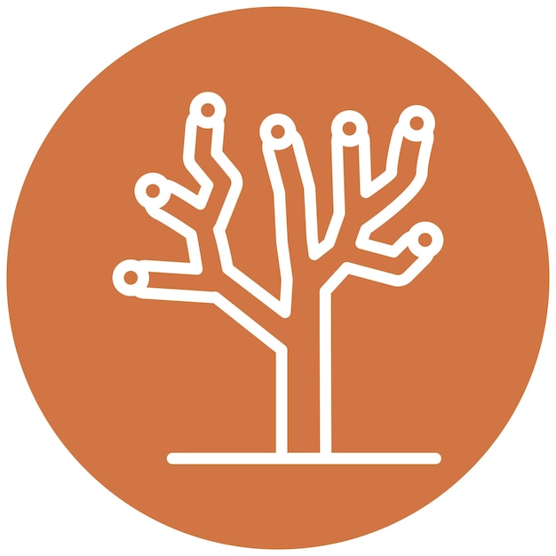 Diseño vectorial Estilo de icono de árbol de evolución