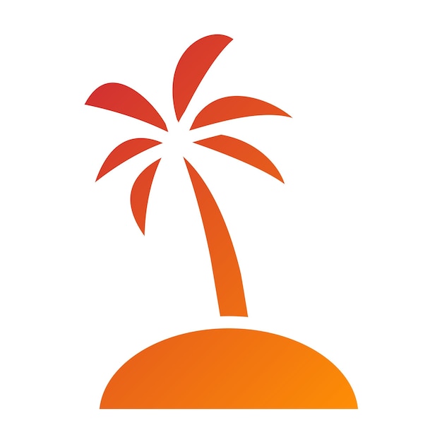 Diseño vectorial Estilo del icono del árbol de pino