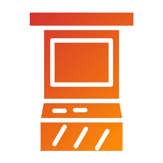 Diseño vectorial Estilo de icono de arcade