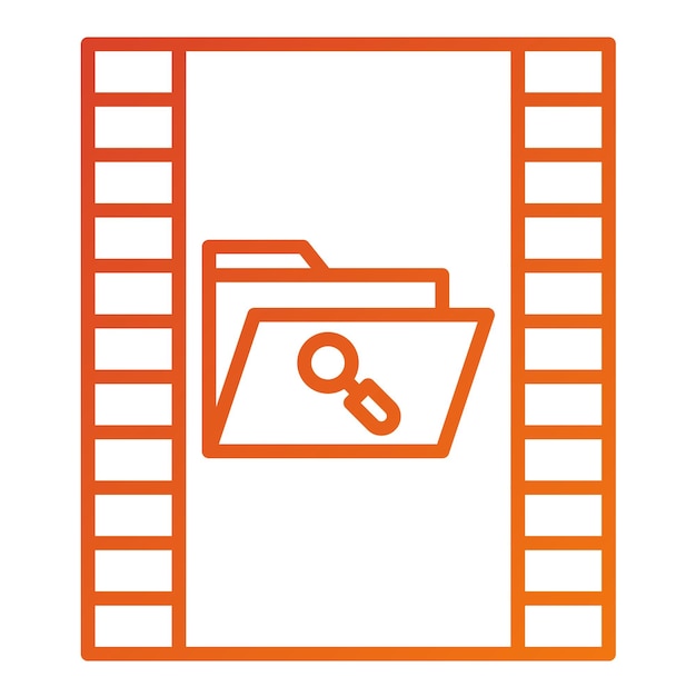 Diseño vectorial Estilo del ícono del archivo de crimen