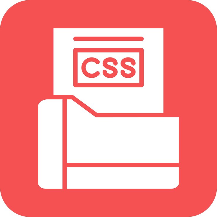 Vector diseño vectorial estilo de icono del archivo css