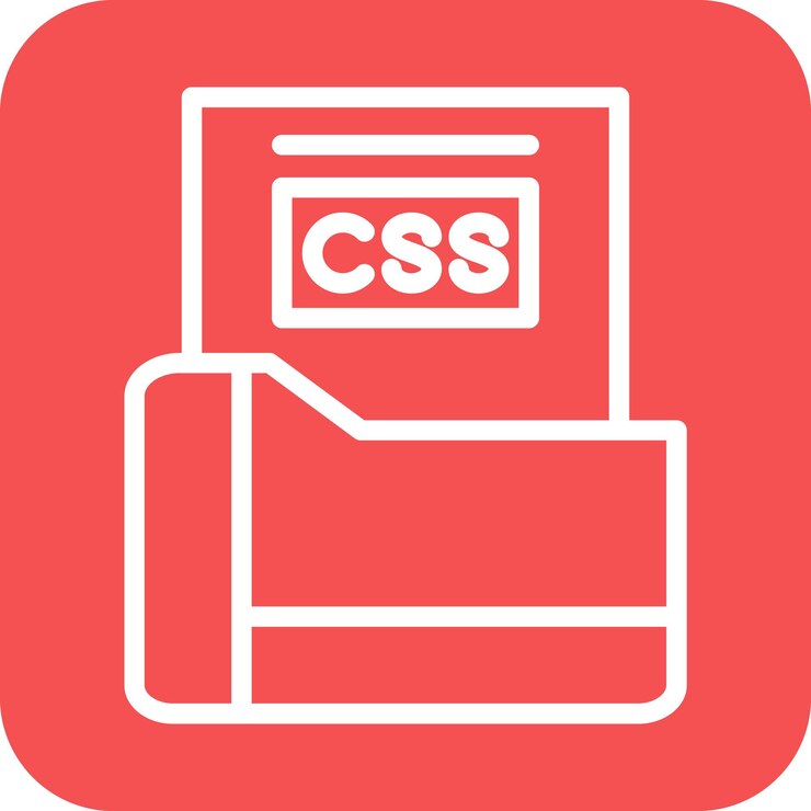 Vector diseño vectorial estilo de icono del archivo css