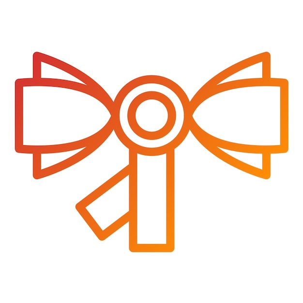 Diseño vectorial Estilo del icono del arco