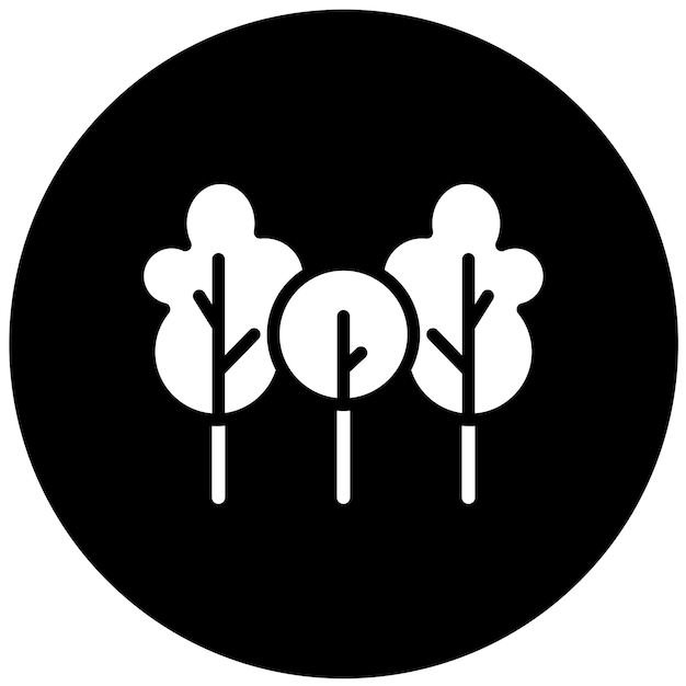 Diseño vectorial Estilo de icono de área de recreación