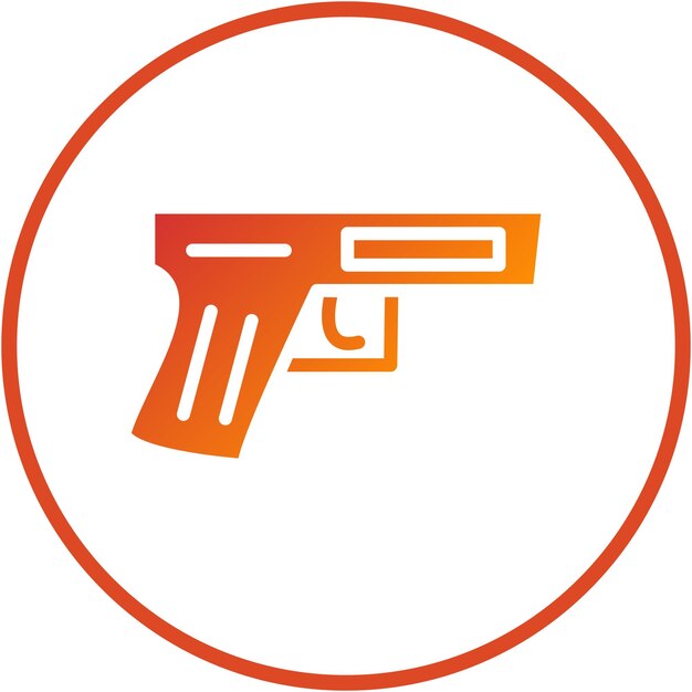 Diseño vectorial del estilo del icono del arma Cosh