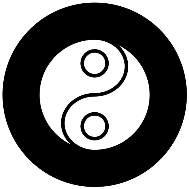 Diseño vectorial Estilo del icono de la armonía celestial
