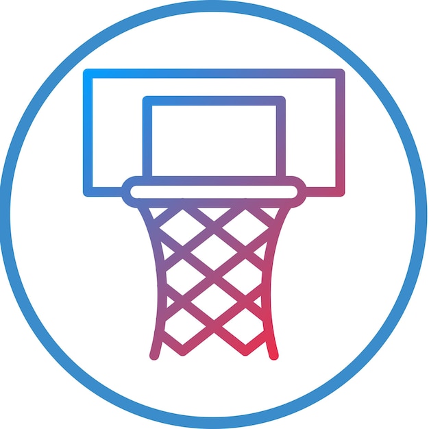 Diseño vectorial Estilo del icono del aro