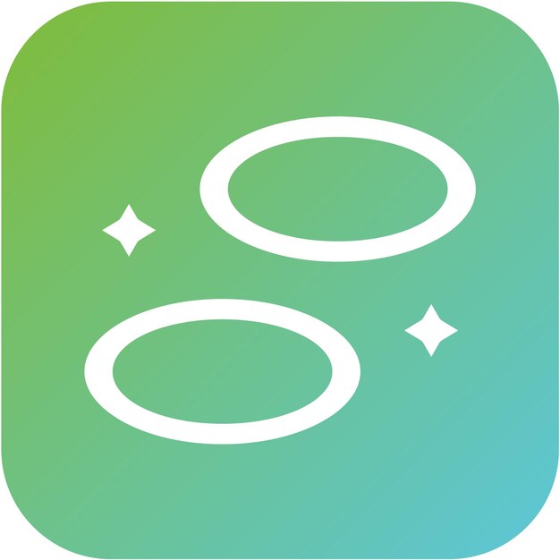 Diseño vectorial Estilo del icono del aro