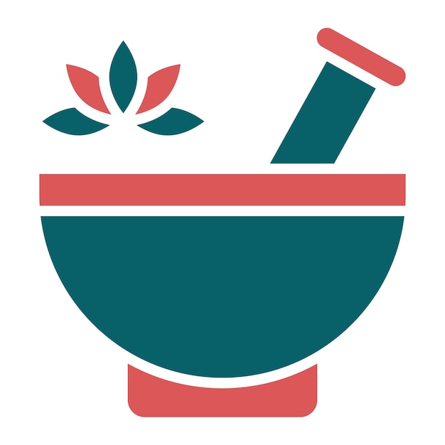 Diseño vectorial de estilo de icono de aromaterapia