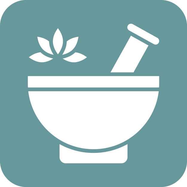 Diseño vectorial de estilo de icono de aromaterapia