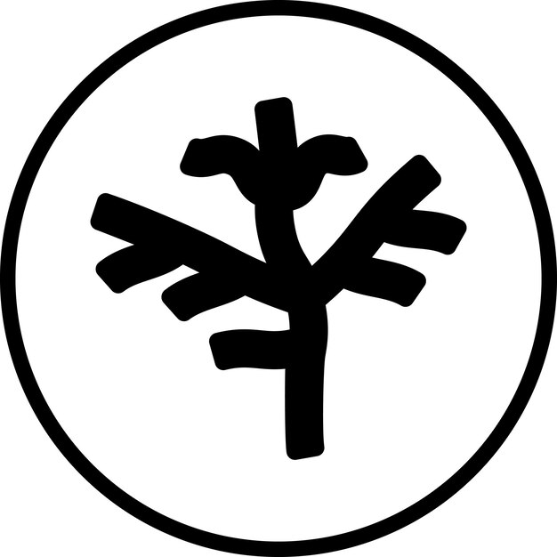 Diseño vectorial Estilo del icono del arrecife de coral