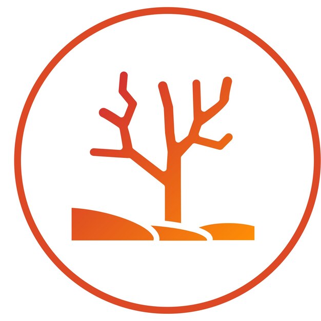 Diseño vectorial Estilo del icono del arrecife de coral