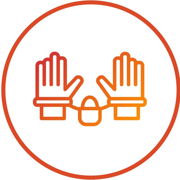 Diseño vectorial Estilo del icono de arresto