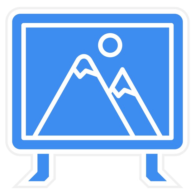 Diseño vectorial Estilo de icono de arte digital