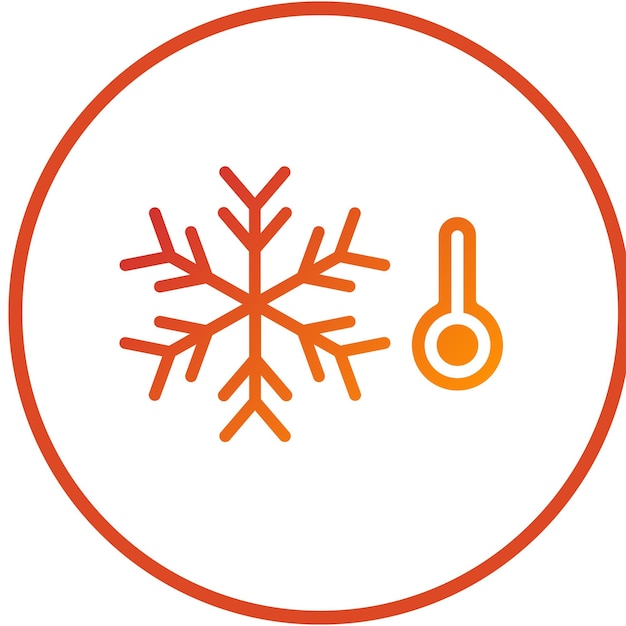 Diseño vectorial Estilo de icono de artesanía congelado